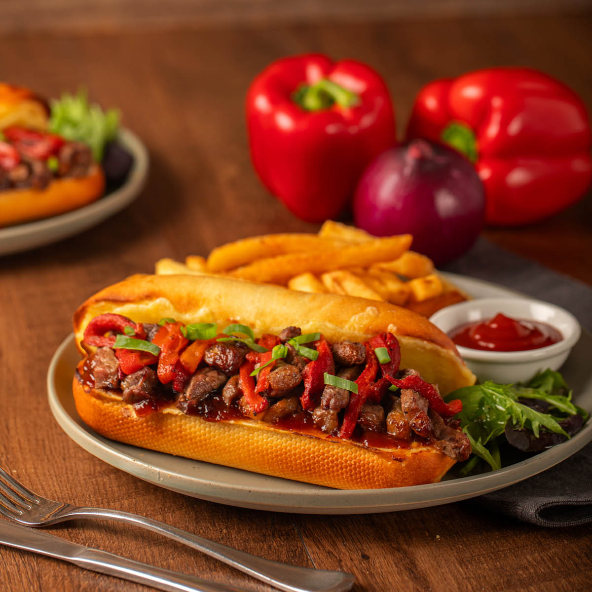 The Coffee Club: Philly Cheesesteak Sandwich