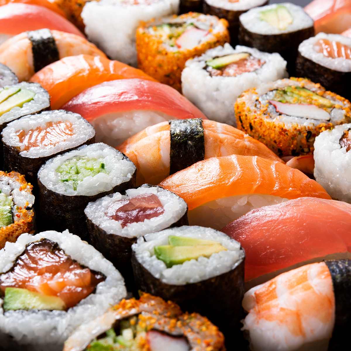 sushi platter