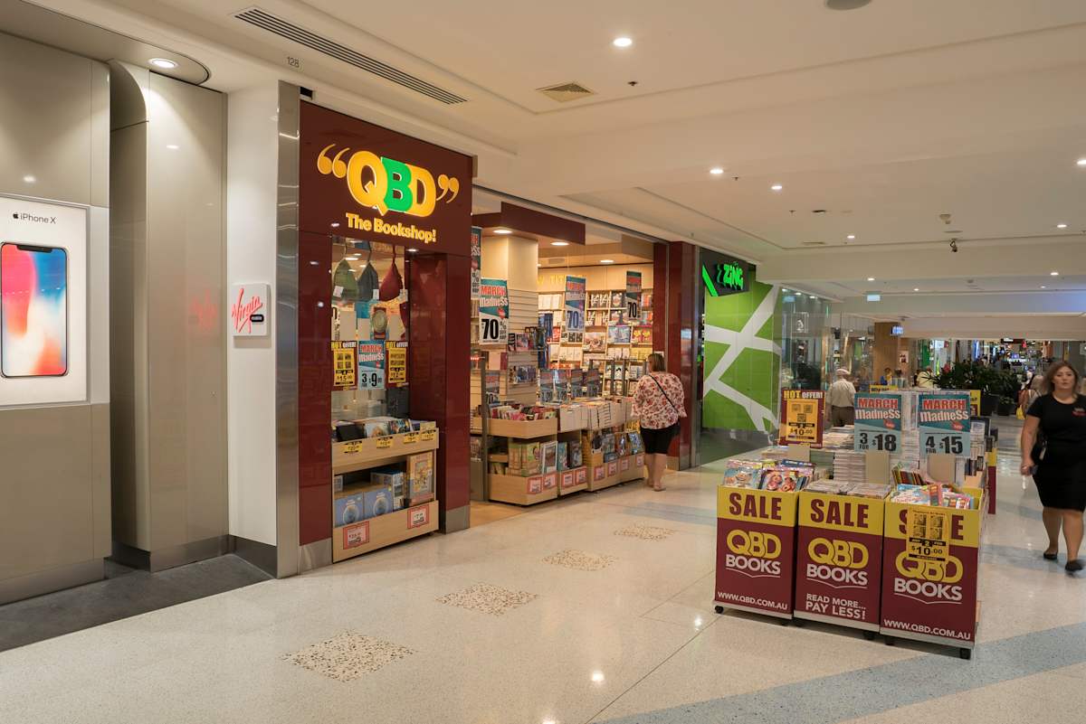QBD Books storefront image