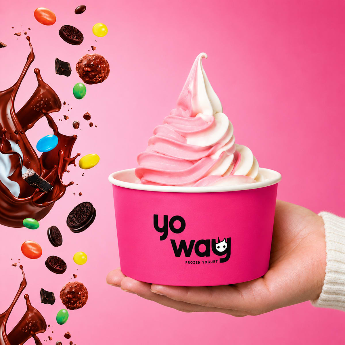 Yo Way Frozen Yogurt: No Weigh Day $10 per cup