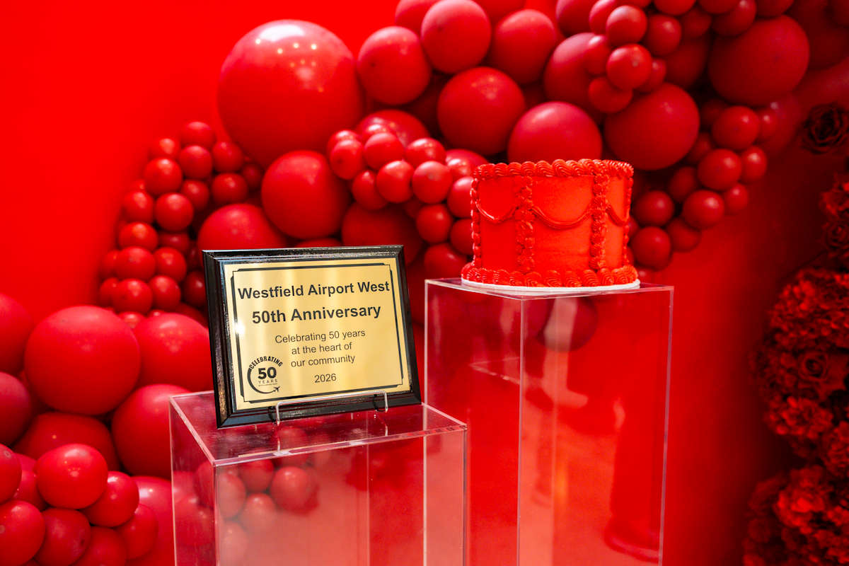 Plaque and Cake 50th Celebrations - Airport West