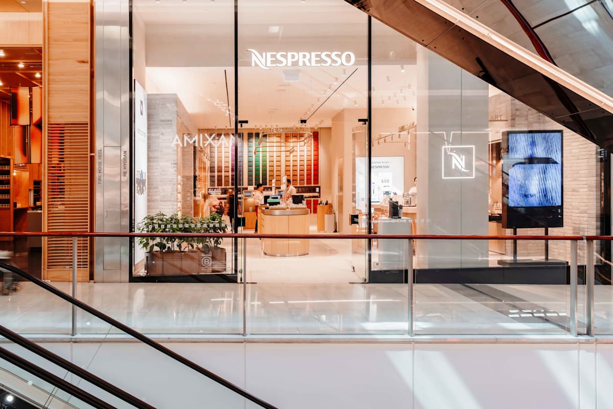 Nespresso storefront image