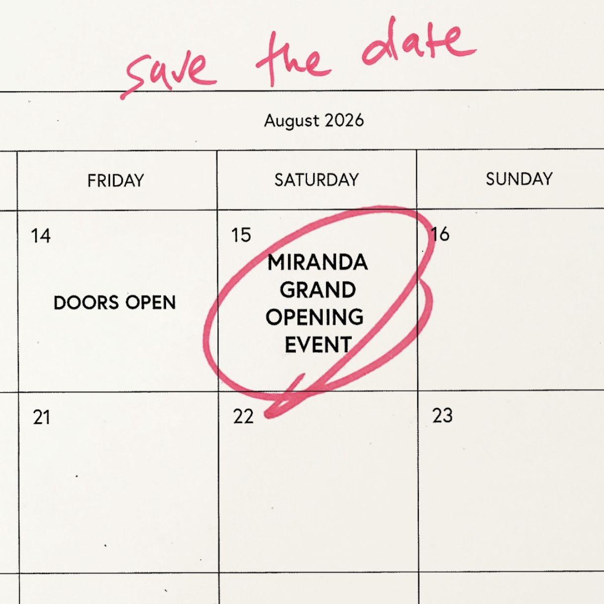 Glassons: Grand opening celebrations