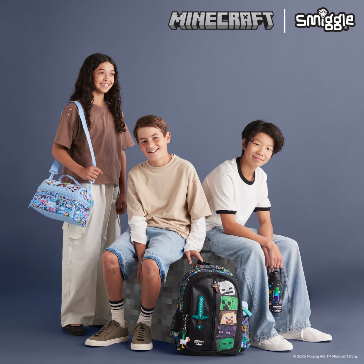 Smiggle: Newest Minecraft Collection