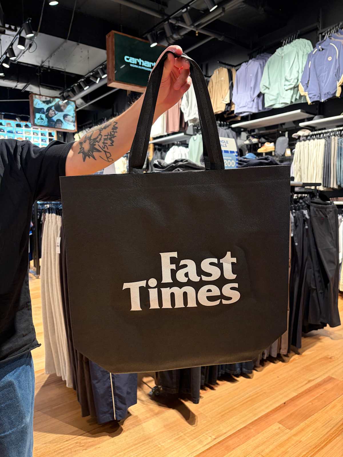 fast times reusable bag