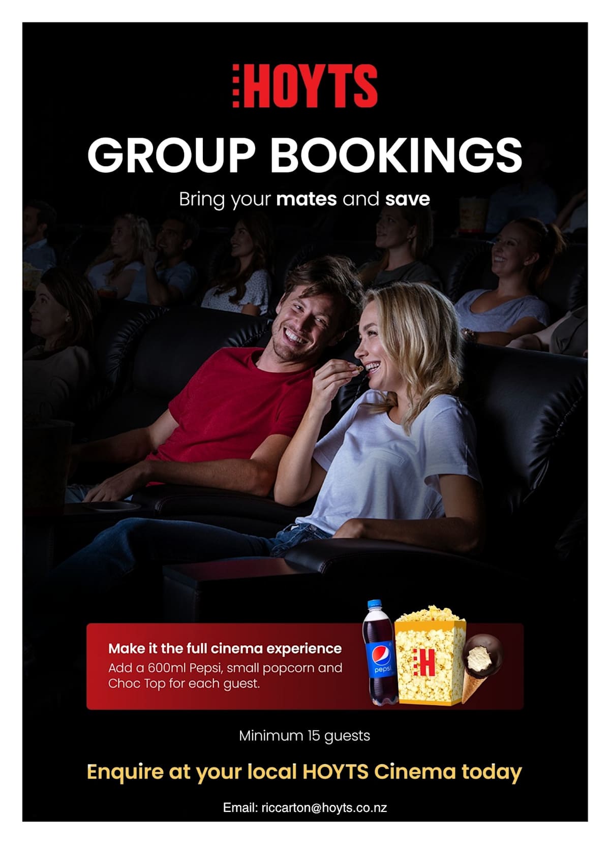 HOYTS: Group Booking Discount
