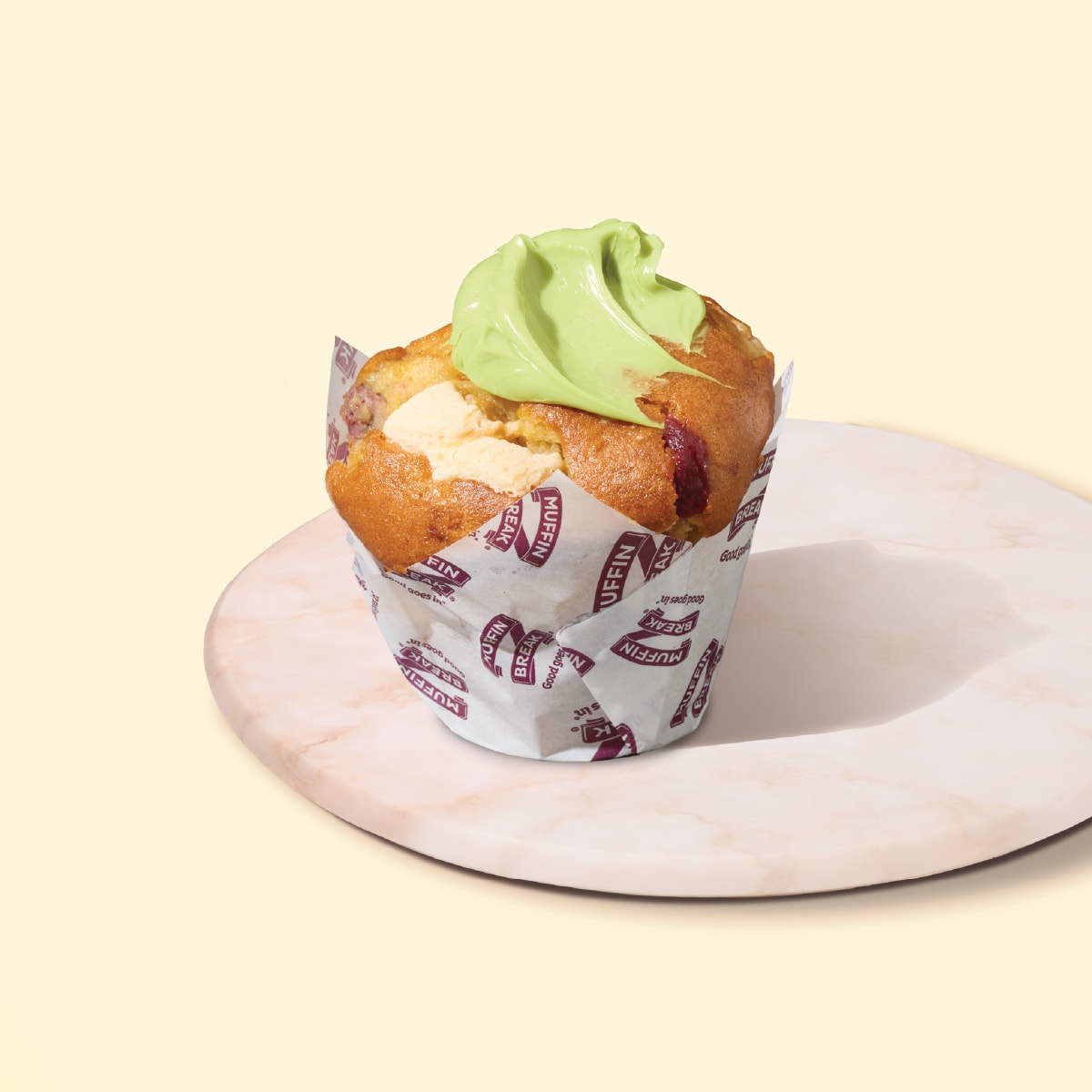 Muffin Break: Pistachio? Yes please.