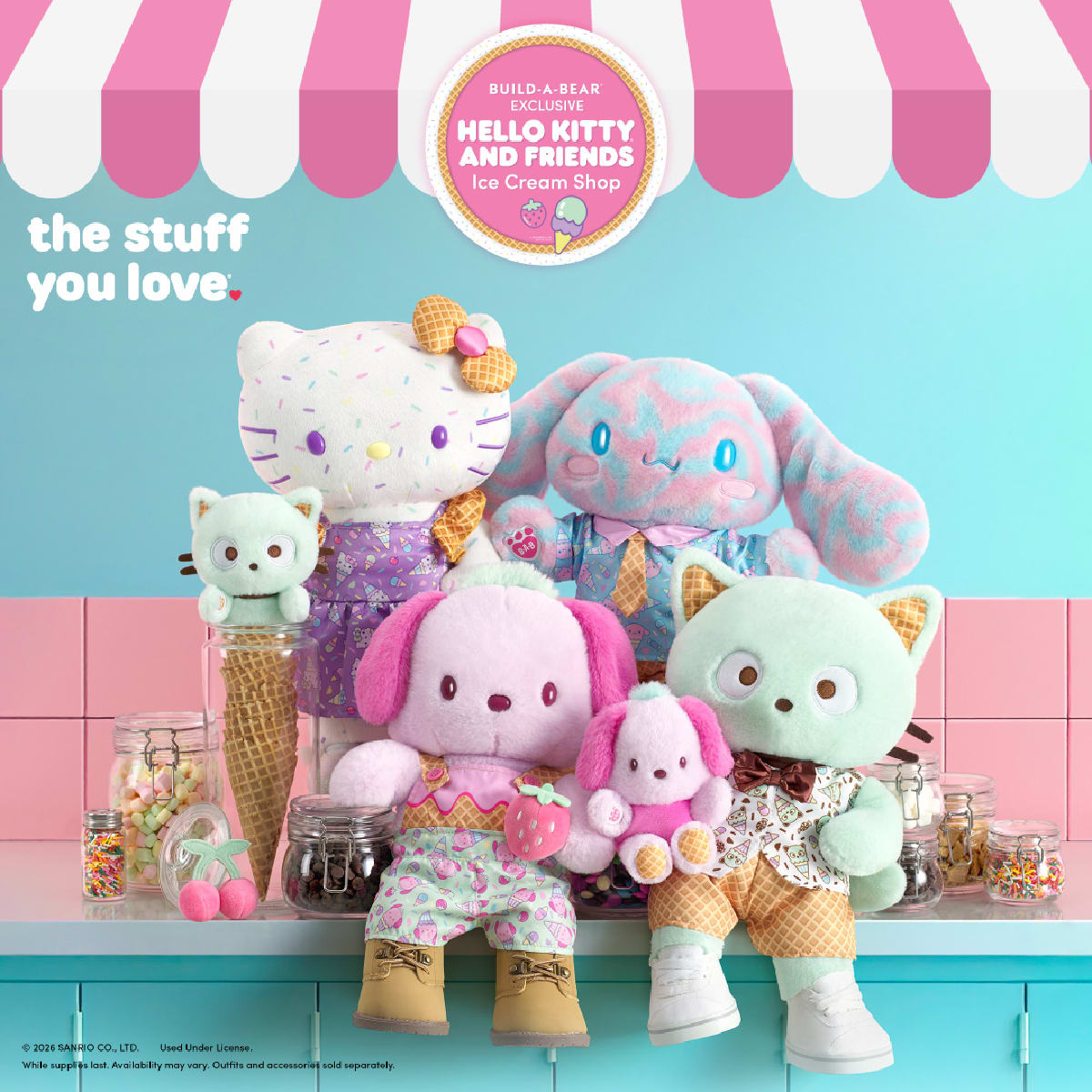 Build-A-Bear Workshop: NEW Hello Kitty® and Friends