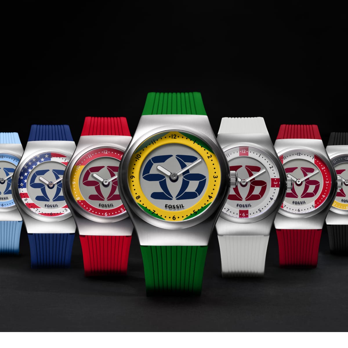 Fossil: Limited Edition - World Flags Big Tic