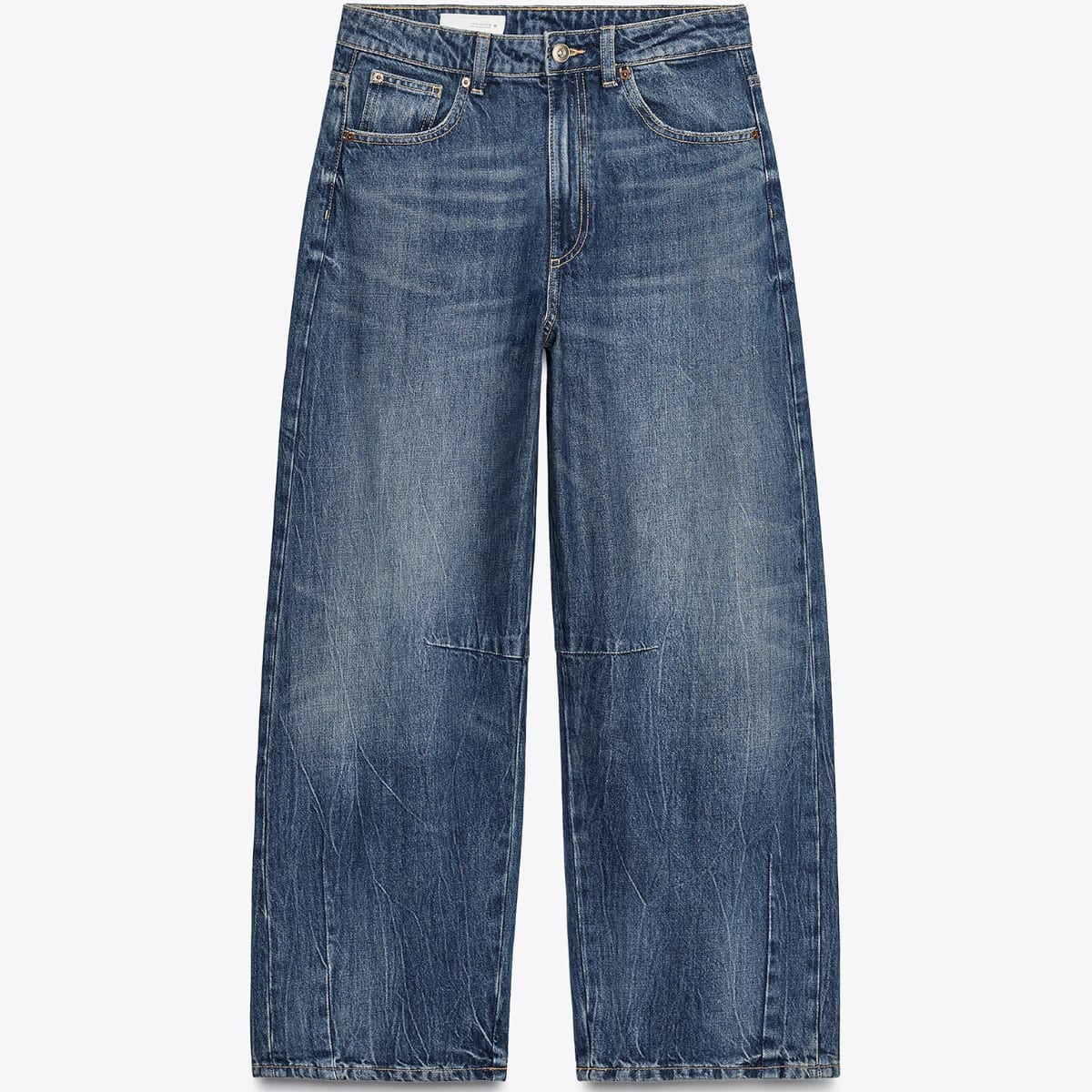 TRF BAGGY BALLOON MID-WAIST JEANS