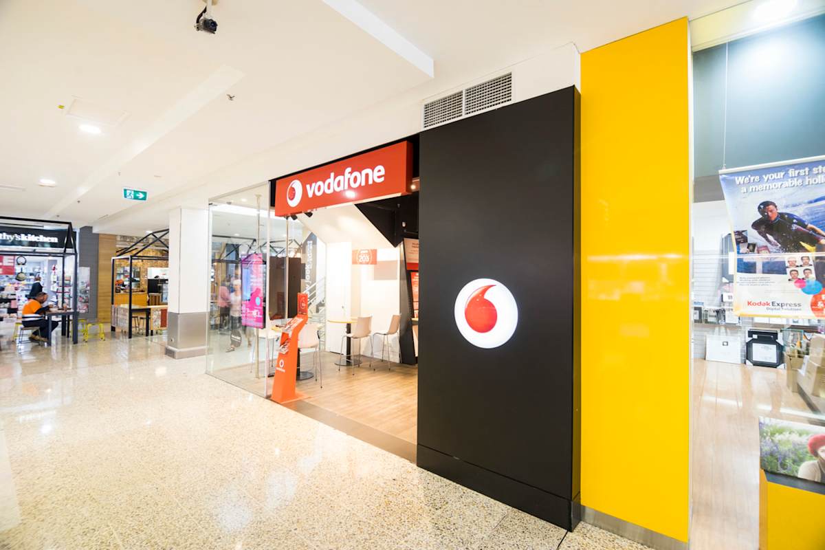 Vodafone storefront image