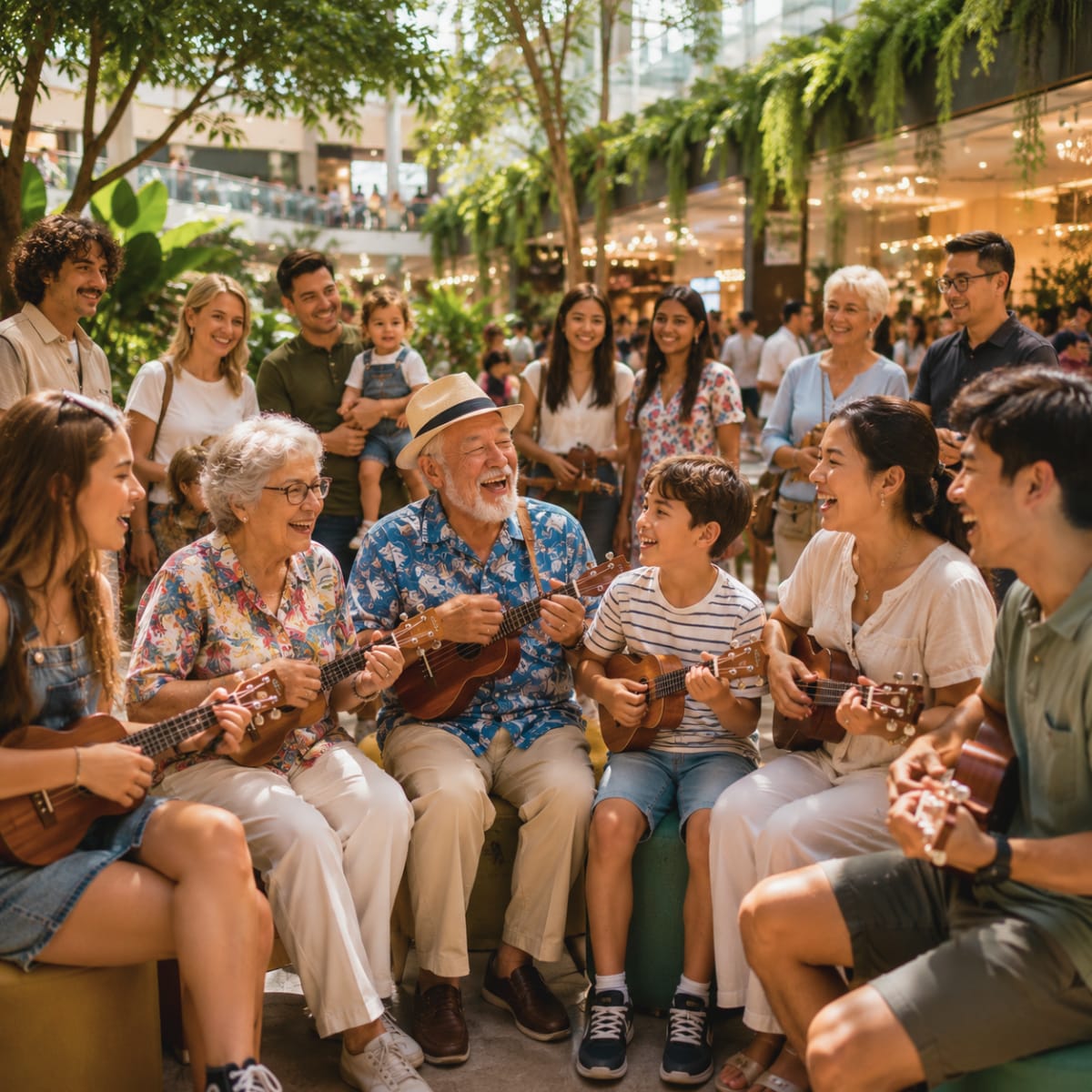 Mall Music: Uke Can Do It Ukuele Jam