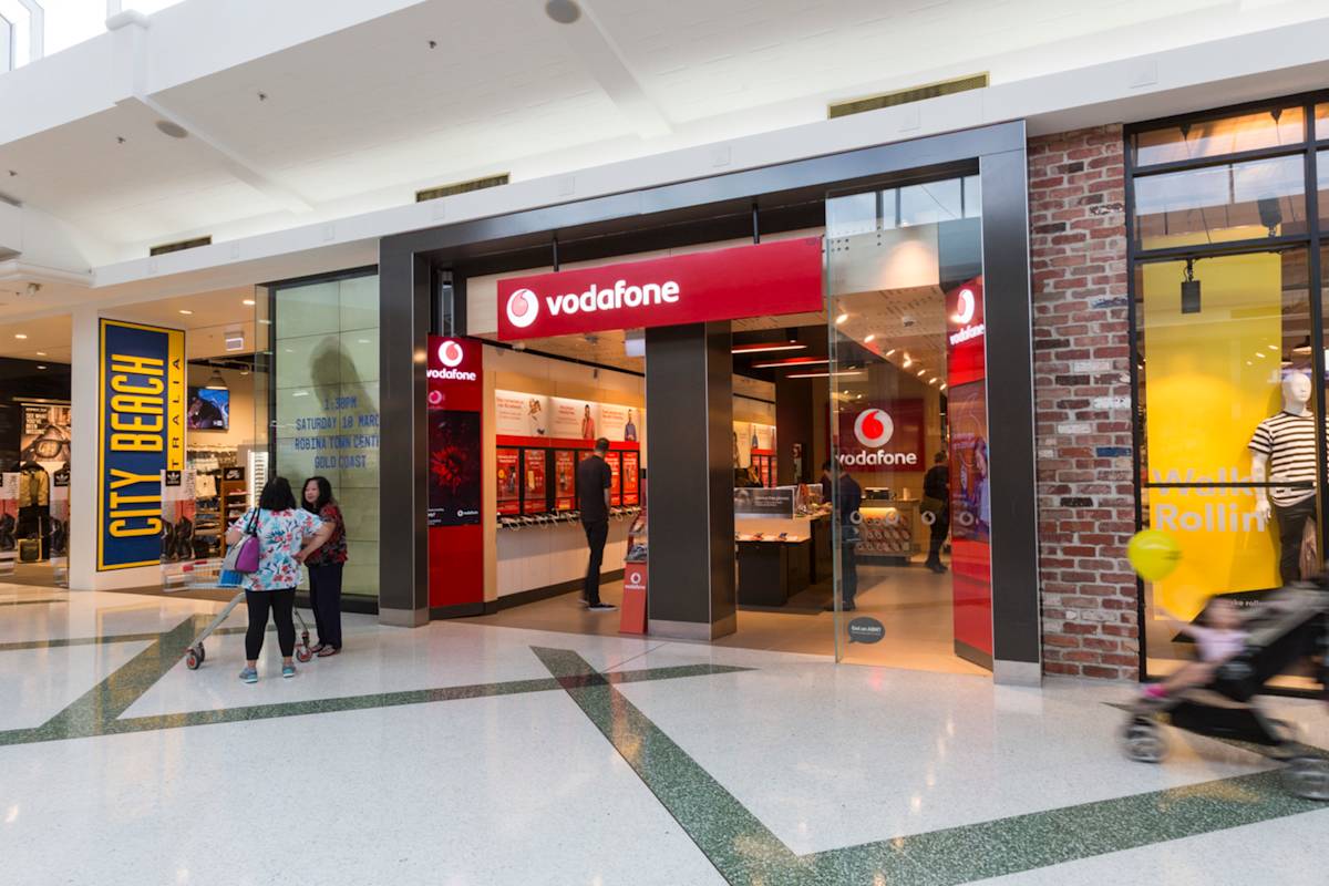 Vodafone storefront image