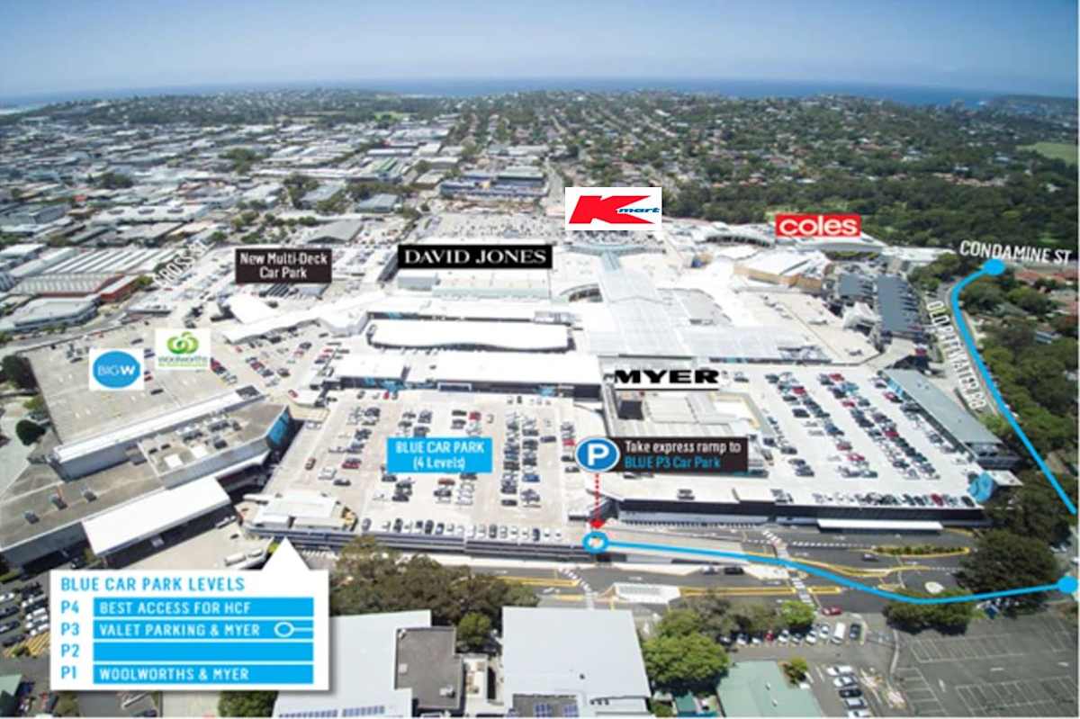 Valet map updated