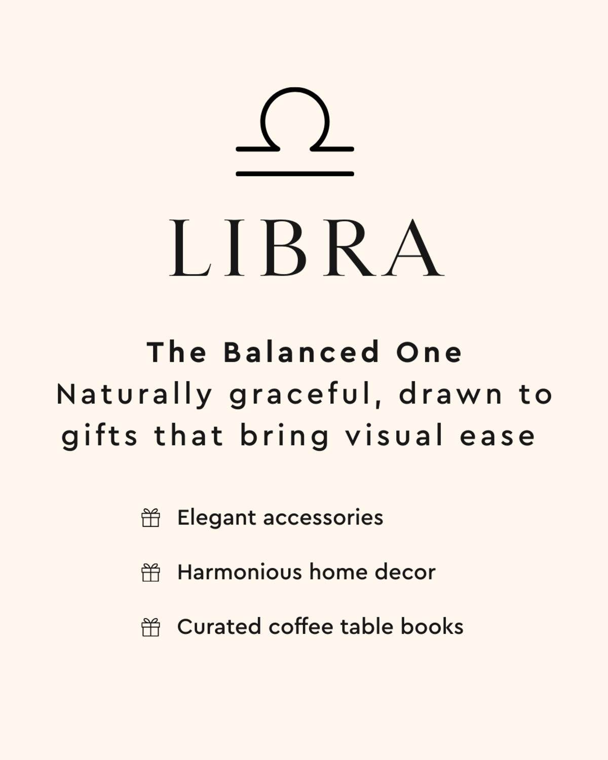 Libra gift guide