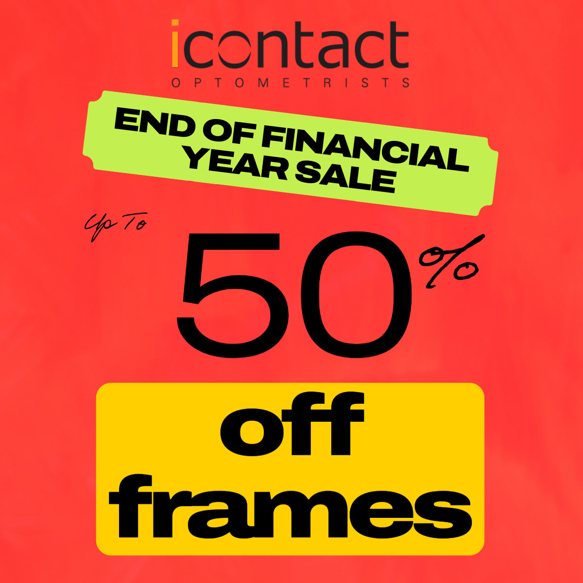 iContact Optometrists: EOFY sale