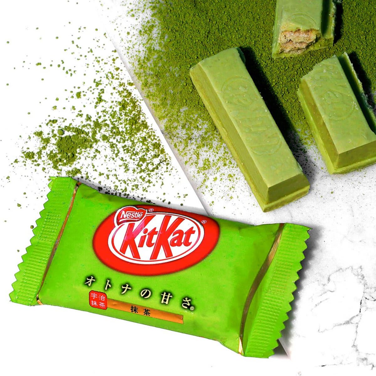 matcha kitkat 