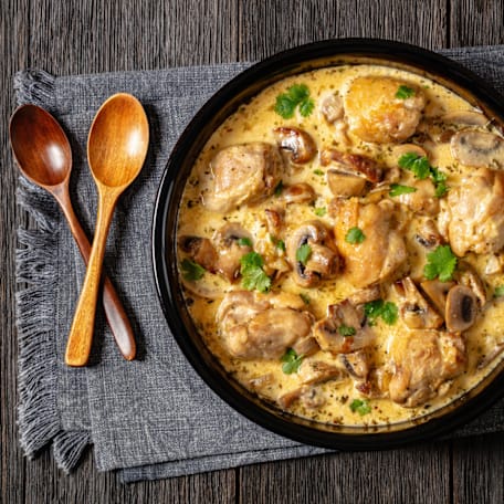SA Quality Meats - Creamy Chicken & Mushroom Bake