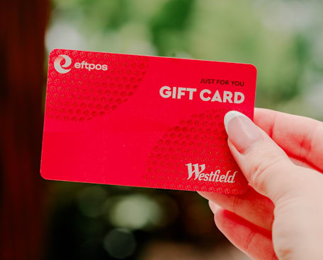 An image of a westfield gift card
