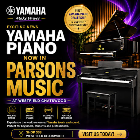 Parsons Music x Yamaha Partner