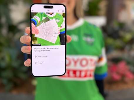 20% off Canberra Raiders home game tickets - Belconnen and Woden
