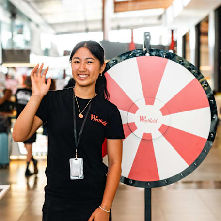 girl with spinning wheel