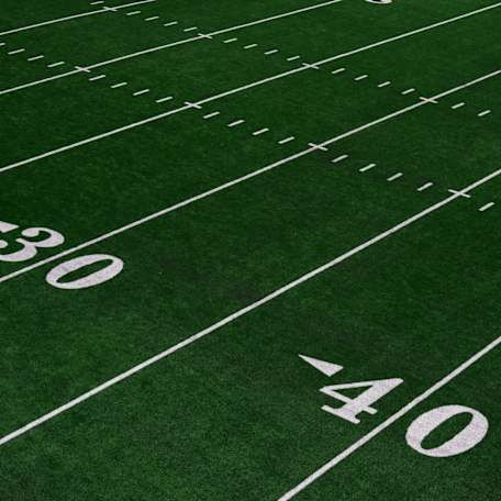 Wide shot of NFL field