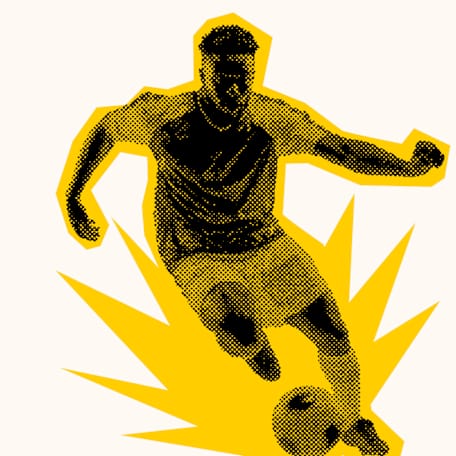 Image of a soccer player