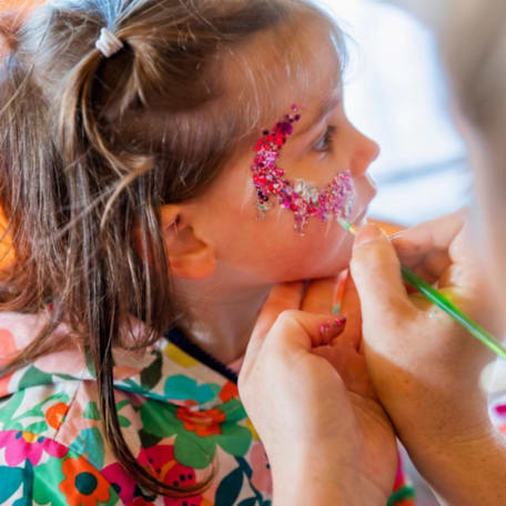 Foot for fans facepainting image