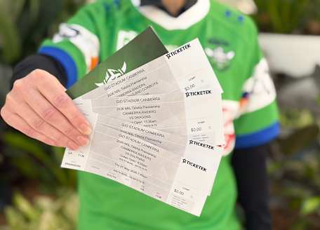 Canberra Raiders double pass competition