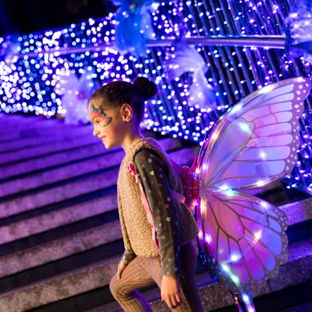 Spend $30 and receive a complimentary pair of glowing wings