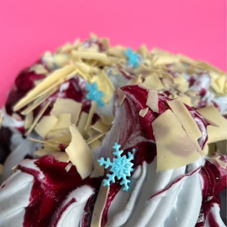 School Holiday Special: Magical Winter Vanilla & Blueberry Swirl