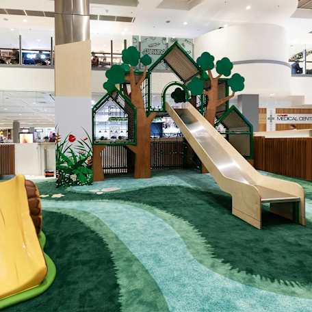Photo of a jungle style playground
