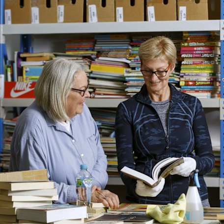 Book fair volunteers
