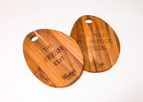 Spend $40 and receive a personalised serving board