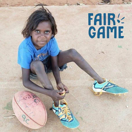 Preloved football boots donated by Fair Game
