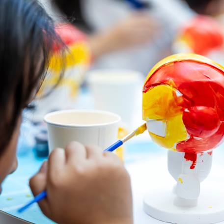 Plaster Art Creations at The Kids Club
