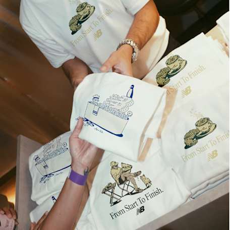 New Balance: Custom tee gift with purchase