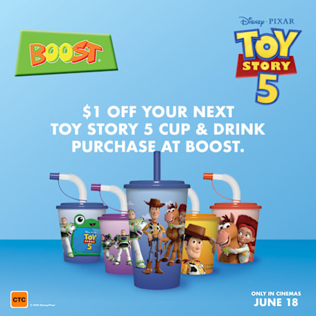 Boost Juice: Copy of Toy Story x Boost Juice