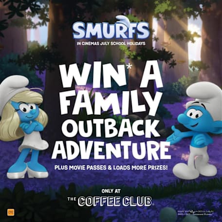 The Coffee Club: Win a family trip with SMURFS