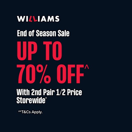 Williams Shoes: End Of Season Sale! Up To 70% Off!
