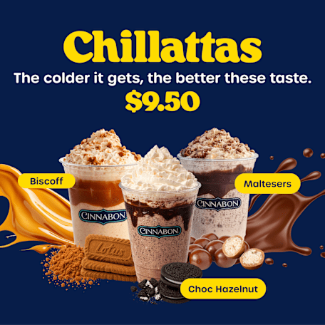 Cinnabon: Chill Out with Our Chillattas