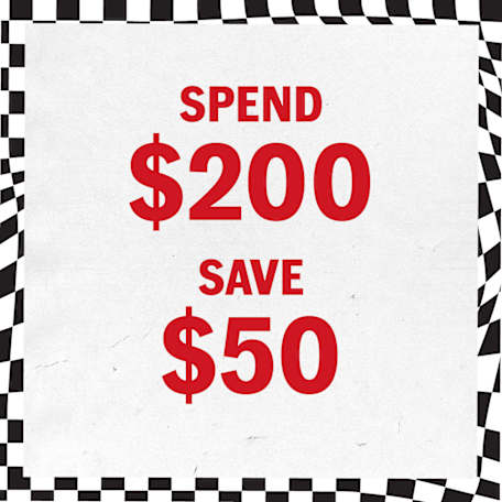 Vans: Spend $200 and Save $50