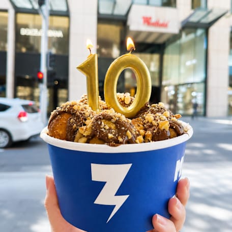 Zeus Street Greek: $10 pitas for our 10th birthday!