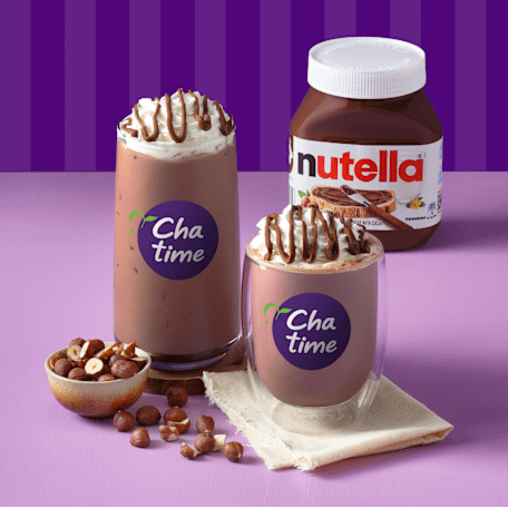 Chatime: Copy of Chatime x Nutella new chocolate drinks