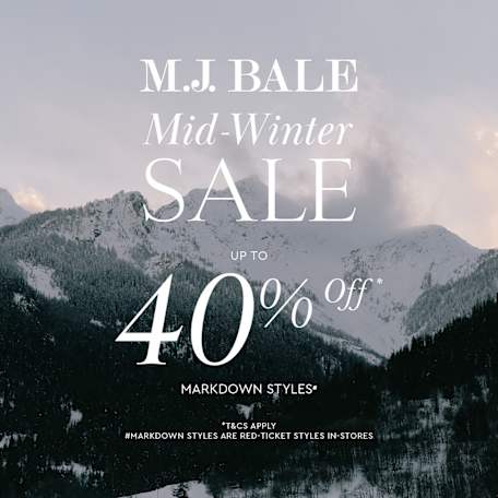 M.J. Bale: Mid-Winter Sale