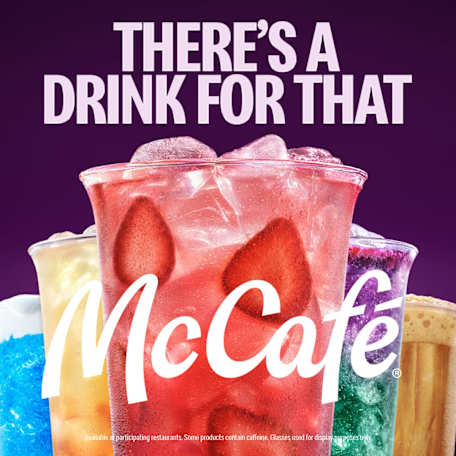 McDonald's: Try the delicious new drinks at McCafé®!