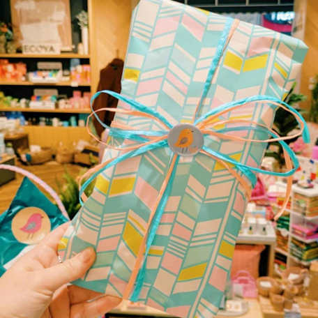 Zebra Finch: Our Giving Back Gift Wrap Program
