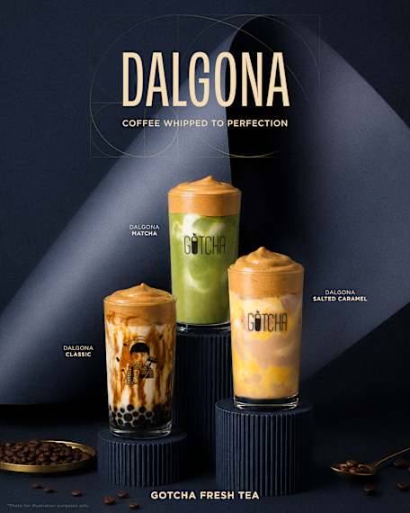 Gotcha Fresh Tea: Meet the New Dalgona Series