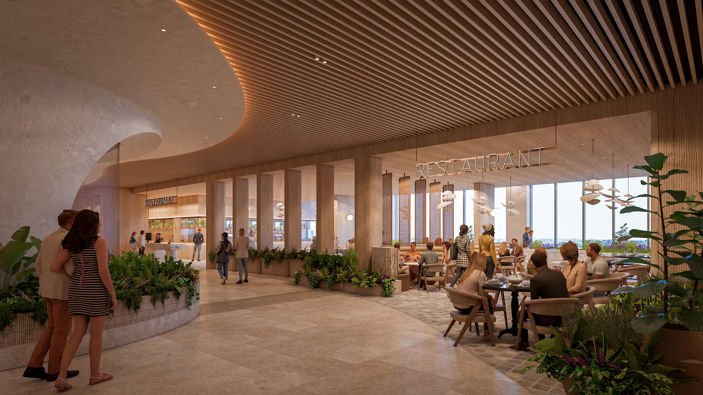 Artist Impression - Westfield Bondi Premium Dining 2